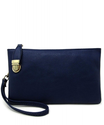 Womens Multi Compartment Functional Crossbody Bag WU020B NAVY